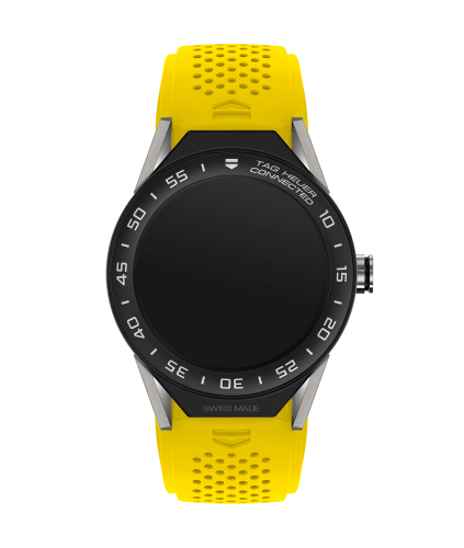 TAG Heuer Carrera Connected Modular 45 Titanium / Ceramic / Yellow Rubber